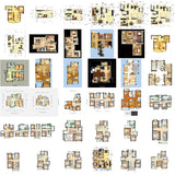 ★Best 56 Types of Residential Interior Design PSD color plans Bundle (Total 0.9GB PSD Files -Recommanded!!💎💎) - Architecture Autocad Blocks,CAD Details,CAD Drawings,3D Models,PSD,Vector,Sketchup Download