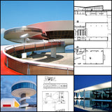 【World Famous Architecture CAD Drawings】 Oscar Niemeyer-Architectural Works - Architecture Autocad Blocks,CAD Details,CAD Drawings,3D Models,PSD,Vector,Sketchup Download
