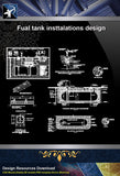 【Architecture Details】Fual tank insttalations design and detail guide in autocad dwg files - Architecture Autocad Blocks,CAD Details,CAD Drawings,3D Models,PSD,Vector,Sketchup Download