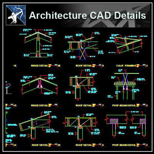 【Architecture Details】Construction Details V.2 - Architecture Autocad Blocks,CAD Details,CAD Drawings,3D Models,PSD,Vector,Sketchup Download