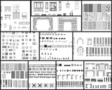 ★【Chinese Architecture Design CAD elements V1】All kinds of Chinese Architectural CAD Drawings Bundle - Architecture Autocad Blocks,CAD Details,CAD Drawings,3D Models,PSD,Vector,Sketchup Download