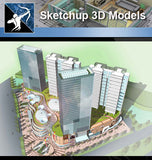 ★Sketchup 3D Models-Business Building Sketchup Models 11 - Architecture Autocad Blocks,CAD Details,CAD Drawings,3D Models,PSD,Vector,Sketchup Download