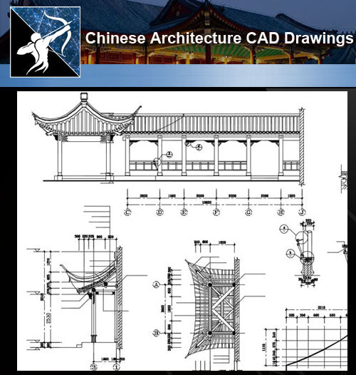 ★Chinese Architecture CAD Drawings-Chinese Garden Design - Architecture Autocad Blocks,CAD Details,CAD Drawings,3D Models,PSD,Vector,Sketchup Download