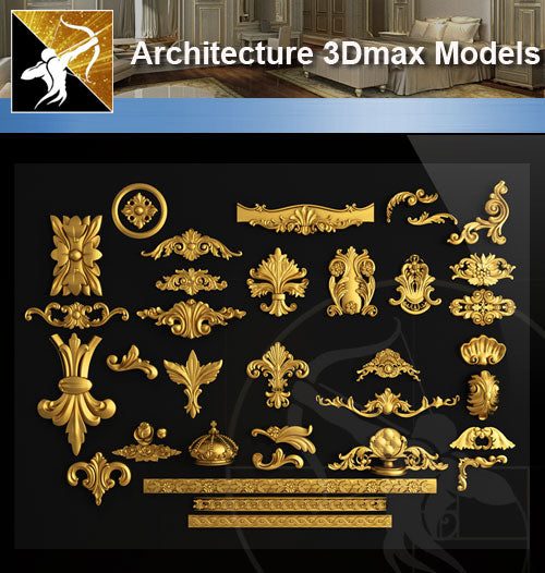 ★Download 3D Max Decoration Models V.6 - Architecture Autocad Blocks,CAD Details,CAD Drawings,3D Models,PSD,Vector,Sketchup Download