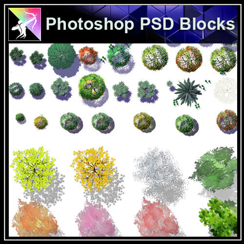 Photoshop PSD Landscape Tree Blocks 4 - Architecture Autocad Blocks,CAD Details,CAD Drawings,3D Models,PSD,Vector,Sketchup Download