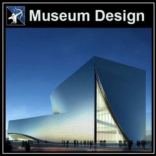 【Architecture CAD Projects】Museum Design CAD Blocks,Plans,Layout V2