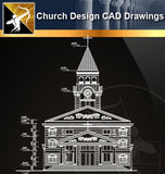 Church Design CAD Drawings 2 - Architecture Autocad Blocks,CAD Details,CAD Drawings,3D Models,PSD,Vector,Sketchup Download
