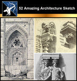 ★52 Amazing Architecture Sketch Hand Drawing!! ★ Must Watch! - Architecture Autocad Blocks,CAD Details,CAD Drawings,3D Models,PSD,Vector,Sketchup Download