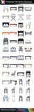 【Photoshop PSD Blocks】Sofa PSD Blocks - Architecture Autocad Blocks,CAD Details,CAD Drawings,3D Models,PSD,Vector,Sketchup Download