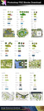 【Photoshop PSD Landscape Blocks】Landscape Plan,Elevation Blocks(Recommanded!!) - Architecture Autocad Blocks,CAD Details,CAD Drawings,3D Models,PSD,Vector,Sketchup Download