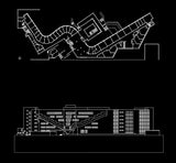 【World Famous Architecture CAD Drawings】MIT Baker House Dormitory - Alvar Aalto - Architecture Autocad Blocks,CAD Details,CAD Drawings,3D Models,PSD,Vector,Sketchup Download