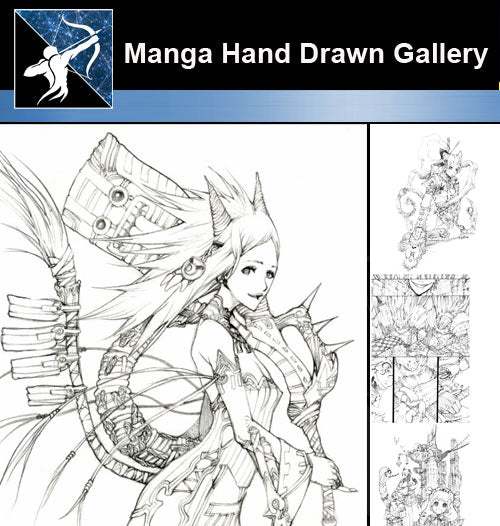 ★ Anime and Manga Hand Drawn Gallery