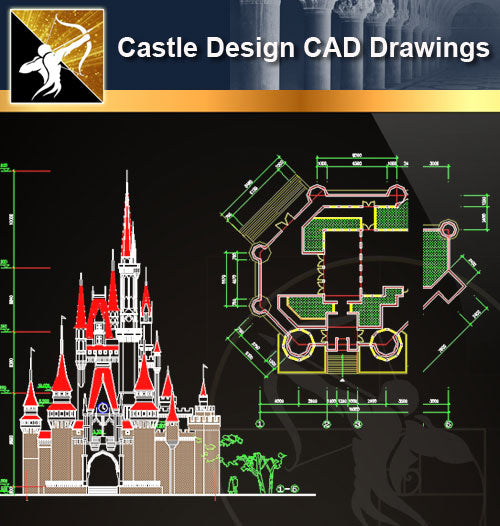 Castle Design CAD Drawings 2