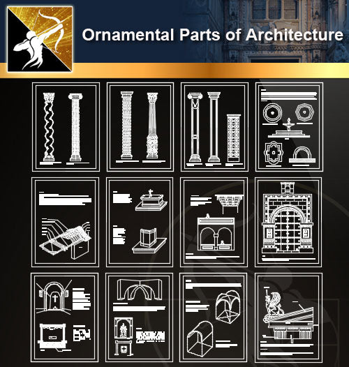 Ornamental Parts of Architecture 1