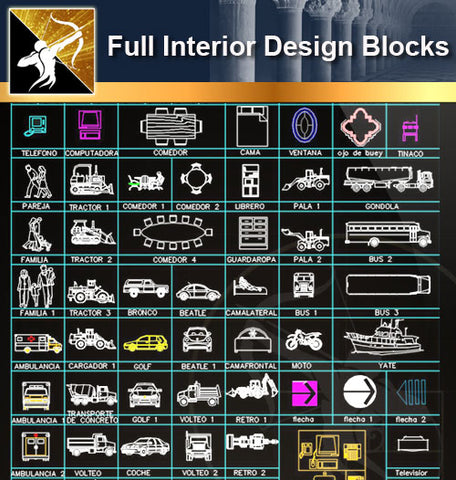 ★Interior Design CAD Blocks
