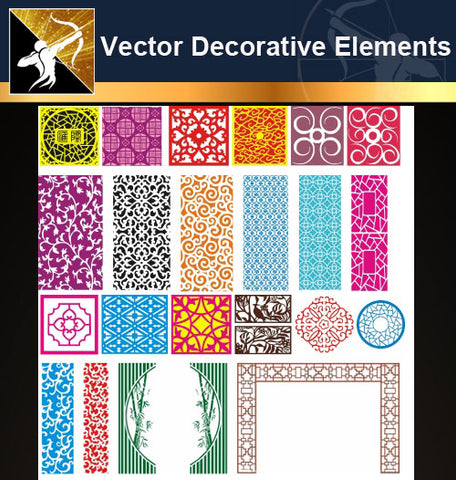 ★Free Vector Decoration Design Elements