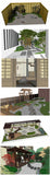 💎【Sketchup Architecture 3D Projects】9 Types of Japanese Garden Model Sketchup 3D Models - Architecture Autocad Blocks,CAD Details,CAD Drawings,3D Models,PSD,Vector,Sketchup Download