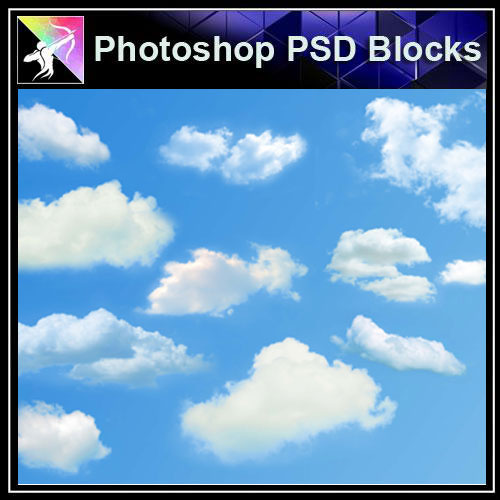 【Photoshop PSD Blocks】Landscape Sky PSD Blocks 1 - Architecture Autocad Blocks,CAD Details,CAD Drawings,3D Models,PSD,Vector,Sketchup Download