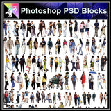 【Photoshop PSD Blocks】People PSD Blocks 2 - Architecture Autocad Blocks,CAD Details,CAD Drawings,3D Models,PSD,Vector,Sketchup Download