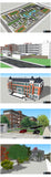 💎【Sketchup Architecture 3D Projects】20 Types of School Design Sketchup 3D Models V5 - Architecture Autocad Blocks,CAD Details,CAD Drawings,3D Models,PSD,Vector,Sketchup Download