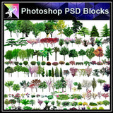 【Photoshop PSD Blocks】Landscape Tree PSD Blocks 9 - Architecture Autocad Blocks,CAD Details,CAD Drawings,3D Models,PSD,Vector,Sketchup Download