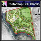 Photoshop PSD Landscape Layout Plan Blocks  V.1 - Architecture Autocad Blocks,CAD Details,CAD Drawings,3D Models,PSD,Vector,Sketchup Download