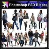 【Photoshop PSD Blocks】People PSD Blocks 6 - Architecture Autocad Blocks,CAD Details,CAD Drawings,3D Models,PSD,Vector,Sketchup Download