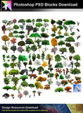 【Photoshop PSD Blocks】Landscape Tree PSD Blocks 16 - Architecture Autocad Blocks,CAD Details,CAD Drawings,3D Models,PSD,Vector,Sketchup Download