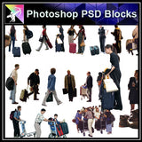 【Photoshop PSD Blocks】People PSD Blocks 10 - Architecture Autocad Blocks,CAD Details,CAD Drawings,3D Models,PSD,Vector,Sketchup Download