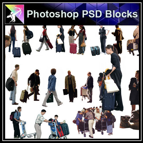 【Photoshop PSD Blocks】People PSD Blocks 10 - Architecture Autocad Blocks,CAD Details,CAD Drawings,3D Models,PSD,Vector,Sketchup Download