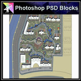 Photoshop PSD Landscape -Landscape Layout Plan V.4 - Architecture Autocad Blocks,CAD Details,CAD Drawings,3D Models,PSD,Vector,Sketchup Download