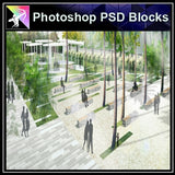 Photoshop PSD Landscape -Landscape presentation concept psd V.6 - Architecture Autocad Blocks,CAD Details,CAD Drawings,3D Models,PSD,Vector,Sketchup Download