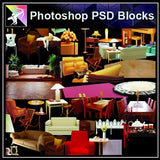 ★Photoshop PSD Blocks-Furniture PSD Blocks - Architecture Autocad Blocks,CAD Details,CAD Drawings,3D Models,PSD,Vector,Sketchup Download