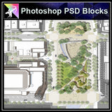 Photoshop PSD Landscape Layout Plan Blocks  V.8 - Architecture Autocad Blocks,CAD Details,CAD Drawings,3D Models,PSD,Vector,Sketchup Download