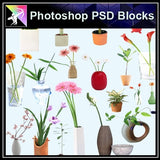 ★Photoshop PSD Blocks-Flower PSD Blocks - Architecture Autocad Blocks,CAD Details,CAD Drawings,3D Models,PSD,Vector,Sketchup Download