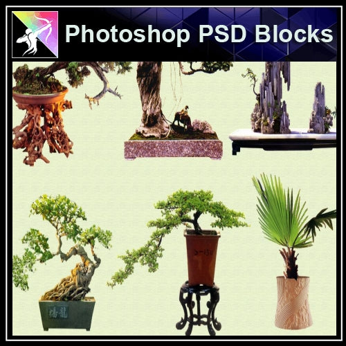 ★Photoshop PSD Blocks-Plant PSD Blocks 2 - Architecture Autocad Blocks,CAD Details,CAD Drawings,3D Models,PSD,Vector,Sketchup Download