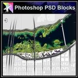 Photoshop PSD Landscape Layout Plan Blocks  V.10 - Architecture Autocad Blocks,CAD Details,CAD Drawings,3D Models,PSD,Vector,Sketchup Download