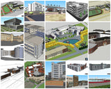 💎【Sketchup Architecture 3D Projects】20 Types of School Design Sketchup 3D Models V6 - Architecture Autocad Blocks,CAD Details,CAD Drawings,3D Models,PSD,Vector,Sketchup Download