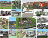 💎【Sketchup Architecture 3D Projects】20 Types of School Design Sketchup 3D Models V3 - Architecture Autocad Blocks,CAD Details,CAD Drawings,3D Models,PSD,Vector,Sketchup Download