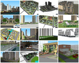 💎【Sketchup Architecture 3D Projects】20 Types of Residential Building Sketchup 3D Models V1 - Architecture Autocad Blocks,CAD Details,CAD Drawings,3D Models,PSD,Vector,Sketchup Download