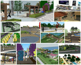 💎【Sketchup Architecture 3D Projects】15 Types of Plaza Landscape Sketchup 3D Models V3 - Architecture Autocad Blocks,CAD Details,CAD Drawings,3D Models,PSD,Vector,Sketchup Download