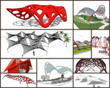 💎【Sketchup Architecture 3D Projects】10 Types of Creative landscape structure Sketchup 3D Models V1 - Architecture Autocad Blocks,CAD Details,CAD Drawings,3D Models,PSD,Vector,Sketchup Download