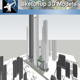 ★★Sketchup 3D Models--Big Scale Business Architecture Sketchup Models 01 - Architecture Autocad Blocks,CAD Details,CAD Drawings,3D Models,PSD,Vector,Sketchup Download
