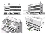 【World Famous Architecture CAD Drawings】Villa stein - le corbusier sketchup 3D - Architecture Autocad Blocks,CAD Details,CAD Drawings,3D Models,PSD,Vector,Sketchup Download