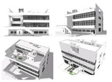 【Famous Architecture Project】Villa stein - le corbusier Sketchup 3d model-Architectural 3D CAD model - Architecture Autocad Blocks,CAD Details,CAD Drawings,3D Models,PSD,Vector,Sketchup Download