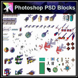 Photoshop PSD Landscape -Landscape Design elements V.4 - Architecture Autocad Blocks,CAD Details,CAD Drawings,3D Models,PSD,Vector,Sketchup Download