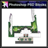 Photoshop PSD Landscape Layout Plan Blocks  V.13 - Architecture Autocad Blocks,CAD Details,CAD Drawings,3D Models,PSD,Vector,Sketchup Download