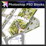 Photoshop PSD Landscape Layout Plan Blocks  V.15 - Architecture Autocad Blocks,CAD Details,CAD Drawings,3D Models,PSD,Vector,Sketchup Download