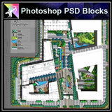 Photoshop PSD Landscape Layout Plan Blocks  V.17 - Architecture Autocad Blocks,CAD Details,CAD Drawings,3D Models,PSD,Vector,Sketchup Download