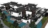 ★【20 Types Chinese Landscape Sketchup 3D Models】 - Architecture Autocad Blocks,CAD Details,CAD Drawings,3D Models,PSD,Vector,Sketchup Download